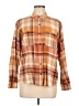 Universal Thread Plaid Brown Long Sleeve Button-Down Shirt Size M - photo 1