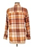 Universal Thread Plaid Brown Long Sleeve Button-Down Shirt Size M - photo 2