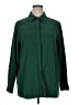 Sag Harbor Solid Green Long Sleeve Blouse Size 1X - photo 1