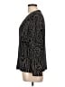 Susan Lawrence Black Long Sleeve Top Size L - photo 5