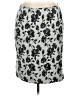 Le Suit 100% Polyester Print Gray Formal Skirt Size 16 - photo 1