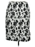 Le Suit 100% Polyester Print Gray Formal Skirt Size 16 - photo 2