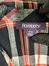 Roaman's 100% Cotton Plaid Black 3/4 Sleeve Button-Down Shirt Size 20 - photo 7