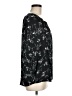 Pale Sky Print Black Long Sleeve Blouse Size M - photo 4