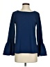 Ann Taylor Blue Long Sleeve Blouse Size XS - photo 1