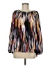 Jennifer Lopez 100% Polyester Black Long Sleeve Blouse Size M - photo 1