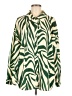 Shein Animal Print Green Long Sleeve Blouse Size 8 - 10 - photo 1