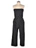 Stella Tweed Polka Dots Black Jumpsuit Size L - photo 1