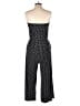 Stella Tweed Polka Dots Black Jumpsuit Size L - photo 2