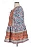 Unbranded 100% Polyester Paisley Orange Short Sleeve Blouse Size XL (estimated) - photo 5