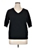 Ella Moss Black 3/4 Sleeve Top Size XL - photo 1