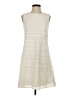 DKNY 100% Polyester Chevron-herringbone Ivory Casual Dress Size 2 - photo 1