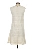 DKNY 100% Polyester Chevron-herringbone Ivory Casual Dress Size 2 - photo 2