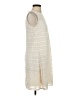 DKNY 100% Polyester Chevron-herringbone Ivory Casual Dress Size 2 - photo 4