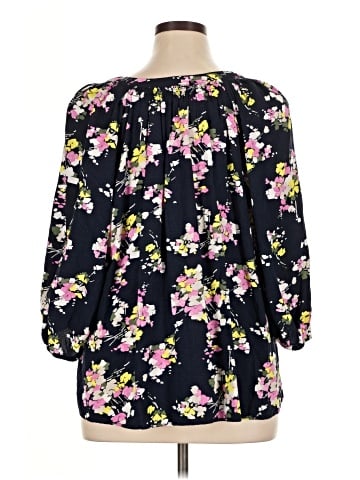 Crown & Ivy 3/4 Sleeve Blouse (view 2)