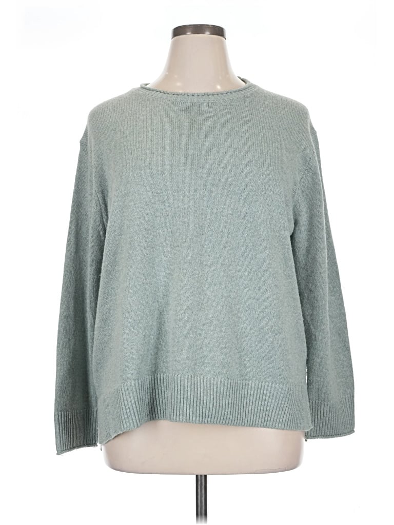 Pre-owned Ella Moss Pullover Sweater In Gray