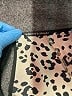 Harlowe & Graham 100% Polyester Animal Print Tan Short Sleeve Blouse Size M - photo 7