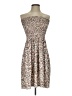 Unbranded Animal Print Tan Cocktail Dress Size XS (estimated) - photo 1