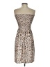 Unbranded Animal Print Tan Cocktail Dress Size XS (estimated) - photo 2