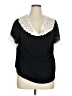 Assorted Brands 100% Rayon Black Short Sleeve Blouse Size L - photo 1