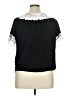 Assorted Brands 100% Rayon Black Short Sleeve Blouse Size L - photo 2