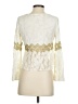 Double Zero Ivory Long Sleeve Blouse Size S - photo 2