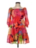 Shein 100% Polyester Print Pink Cocktail Dress Size 2 - photo 1