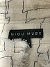 MIOU MUSE Ivory Long Sleeve Polo Size M - photo 6
