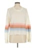 Thread & Supply Color Block Ivory Pullover Sweater Size M - photo 1