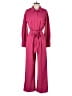 Fashion 100% Polyester Solid Pink Jumpsuit Size S - photo 1