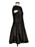 Julia Jordan 100% Polyester Tweed Black Cocktail Dress Size 6 - photo 4