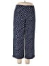 Talbots 100% Polyester Polka Dots Blue Casual Pants Size 8 - photo 1