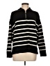 Zara Stripes Black Pullover Sweater Size L - photo 1