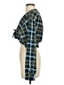 Unbranded Plaid Green Long Sleeve Blouse Size XS - photo 5
