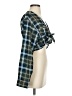 Unbranded Plaid Green Long Sleeve Blouse Size XS - photo 4