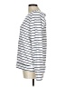 Pink Clover Stripes White Long Sleeve Top Size L - photo 5