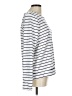 Pink Clover Stripes White Long Sleeve Top Size L - photo 4