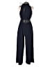 BCBGMAXAZRIA Color Block Blue Jumpsuit Size 6 - photo 2