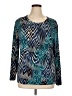 N Touch Teal 3/4 Sleeve Blouse Size XL (estimated) - photo 1