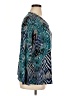 N Touch Teal 3/4 Sleeve Blouse Size XL (estimated) - photo 4