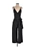 Kaileigh 100% Polyester Stripes Black Jumpsuit Size S - photo 1