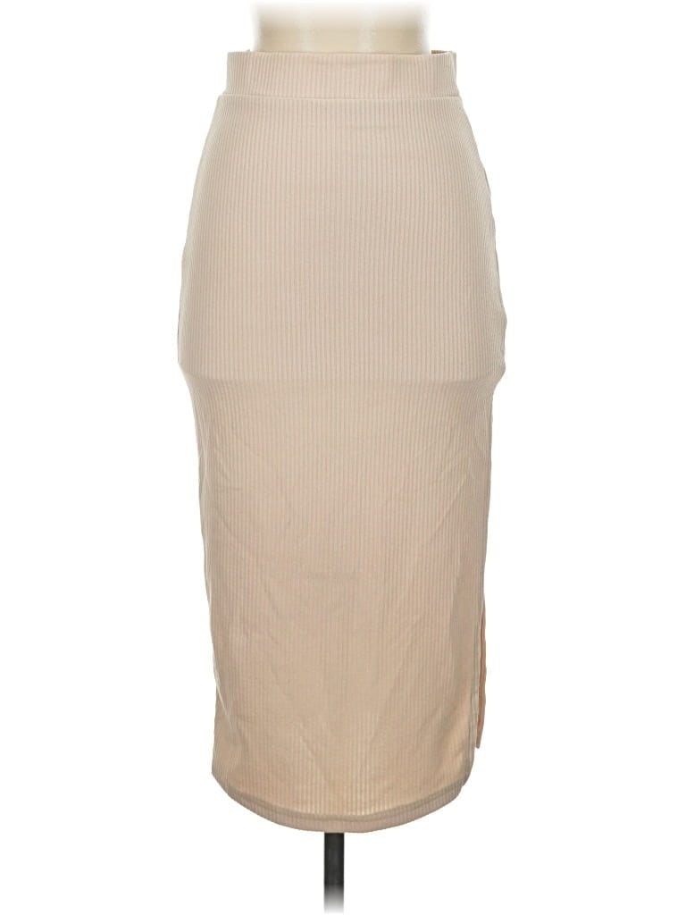 Pre-owned Shein Casual Skirt In Tan