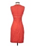 J. Mendel Color Block Orange Cocktail Dress Size 2 - photo 2