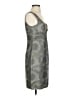 Misia 100% Polyester Graphic Gray Casual Dress Size S - photo 4