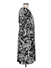 Talbots 100% Polyester Paisley Black Casual Dress Size 12 - photo 4