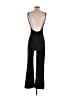 Shein Solid Black Jumpsuit Size 4 - photo 2