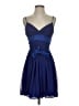 Assorted Brands 100% Polyester Blue Cocktail Dress Size S - photo 1