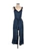 Lucky Brand Solid Blue Jumpsuit Size XS - photo 1