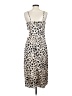 e.ssue 100% Polyester Animal Print Ivory Casual Dress Size S - photo 2