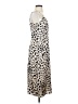 e.ssue 100% Polyester Animal Print Ivory Casual Dress Size S - photo 4
